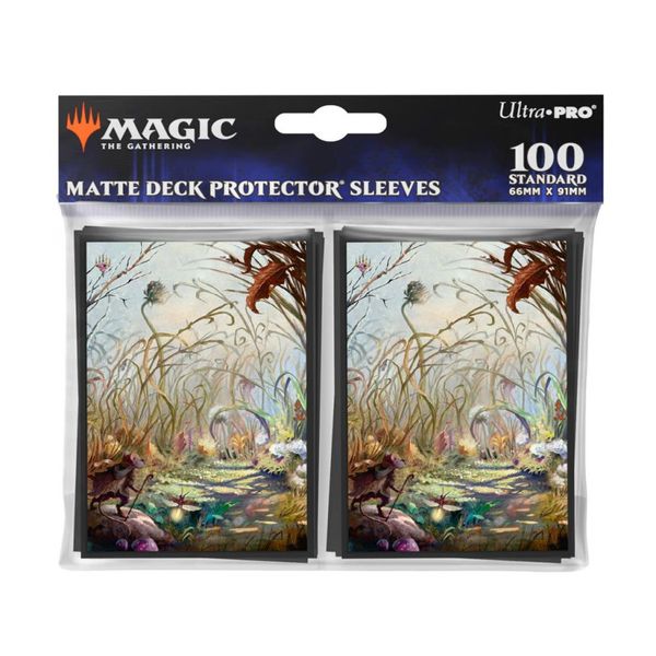 UP - Bloomburrow 100ct Deck Protector Sleeves Білий для Magic: The Gathering (100 Sleeves) 2630873 фото