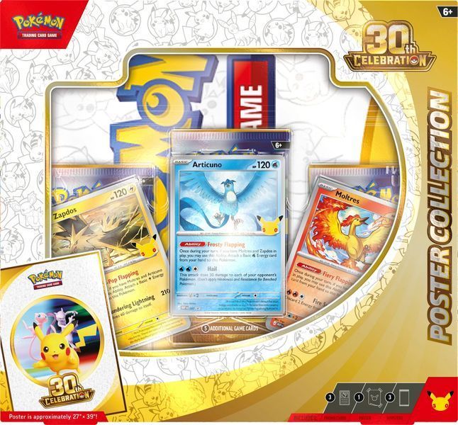 Pok&eacute;mon TCG: 30th Celebration Poster Collection 90323263234223 фото